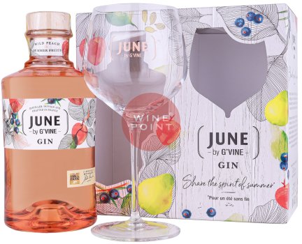 June Wild Peach & Summer Fruits Gin 700 mL - 37.5% - Cu Pahar