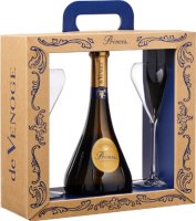 Set Princes Blanc de Blancs NV + 2 Pahare  Set Princes Blanc de Blancs NV + 2 Pahare