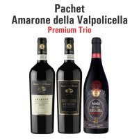 Pachet Amarone della Valpolicella - Premium Trio - 3 sticle x 750 mL