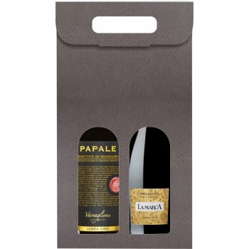 Cutie cadou vin 2 sticle - Skin Coffe - set 30 bucăţi