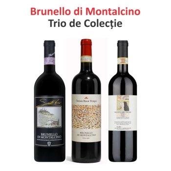 Pachet Brunello di Montalcino • Trio de Colecție - 3 sticle x 750 mL