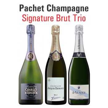 Pachet Champagne - Signature Brut Trio